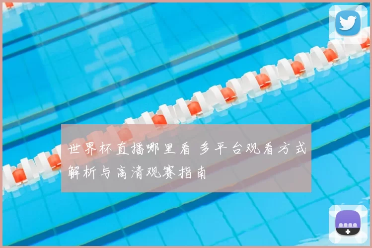 世界杯直播哪里看 多平台观看方式解析与高清观赛指南
